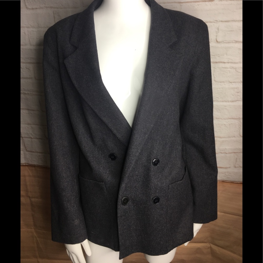 Double breasted Wool Blazer Jacket